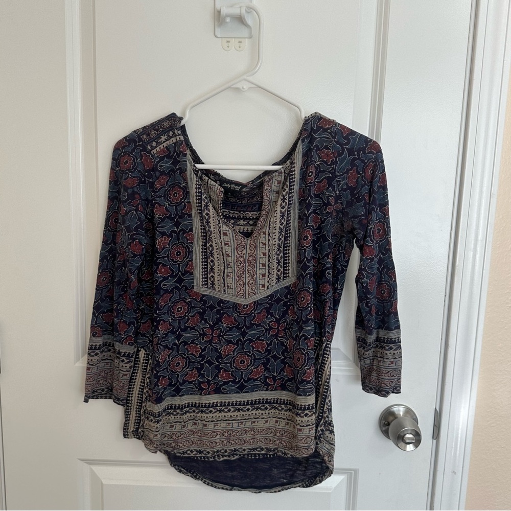 Lucky Brand Boho Blouse